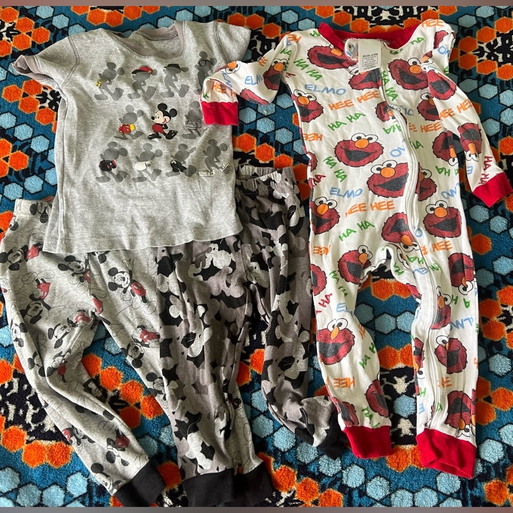 Disney & Sesame Street Baby Boy Pajamas Cotton